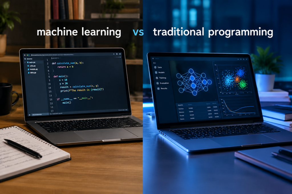 Machine Learning vs Traditional Programming